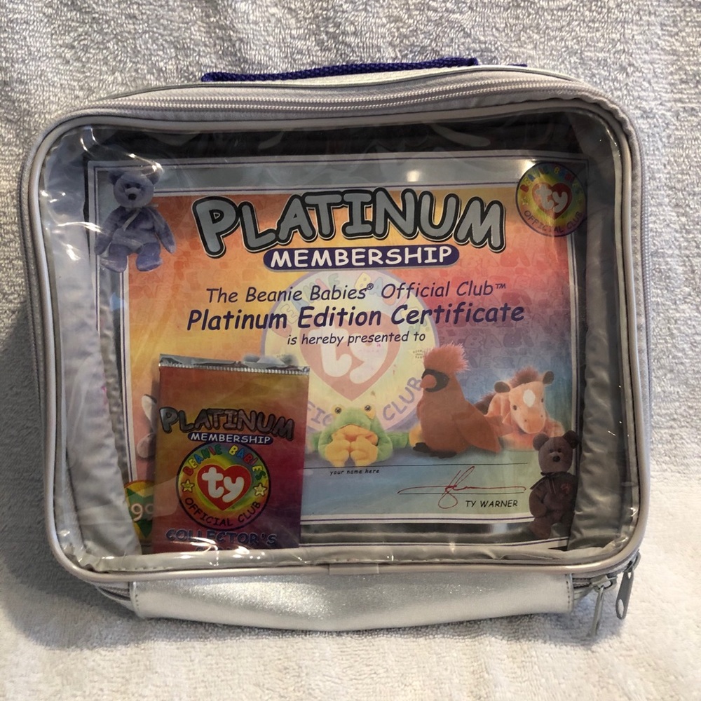 Vintage 90s Ty beanie baby case